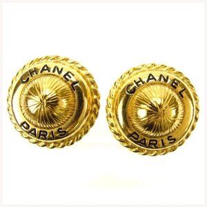 CHANEL Earring gold Women Authentic secondhand